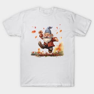 Autumn Happy Gnome #12 T-Shirt